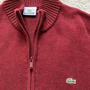 Lacoste Zip-Up Sweater